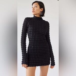 Urban Outfitters Pia Bubble black mini dress